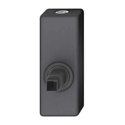 FSB adaptér okenní kliky rozeta oválná uzamykatelnáhliník černý mat