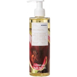KORRES Хидратиращо серум - масло за тяло след баня , Korres Golden Passiion Fruit Serum-In-Shower-Oil 250ml