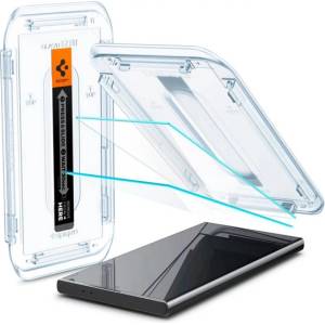 Spigen Samsung S24 Ultra SPIGEN EZ FIT HD екранен протектор стъкло 2бр 2.5D, 9H + рамка, TRANSFER AGL07495 (AGL07495)