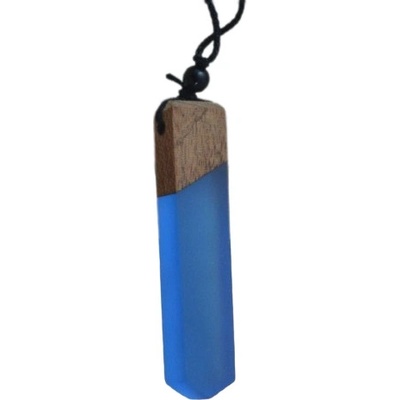 Miranda Přívěsek Resin Wood 80615 modrý