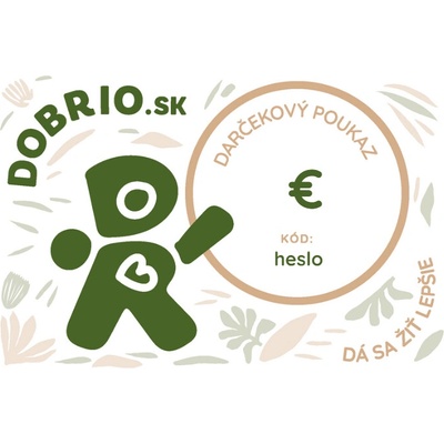 Darčekový poukaz DOBRIO - 200 €