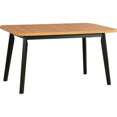 MIX-DREW Rozkládací OSLO 6 dub artisan černé nohy – Zboží Dáma