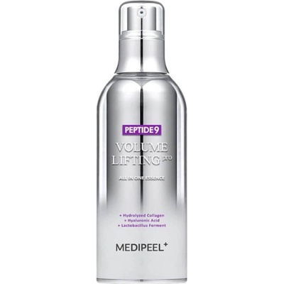 MEDI-PEEL Есенция за лице с 9 вида пептиди, хиалуронова киселина, бета-каротин, колаген 100мл. Medi-Peel Peptide 9 Volume Lifting All In One Essence Pro