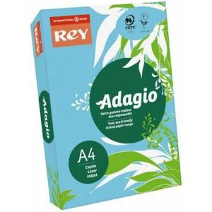 REY Копирна хартия Rey Adagio, A4, 80 g/m2, синя, 500 листа