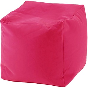 PUFRELAX Пуф, 100л. , Табуретка Куб XL, Panama pink, Перящ се калъф, водоустойчив, Пълнеж от Полистиролни перли (PUF-G-CXL-PEX-PNK) - topmarket