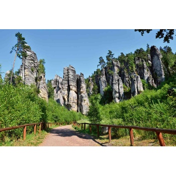 DIMEX ART s. r. o Флизелинов фототапет високи скални кули 375 x 250 см