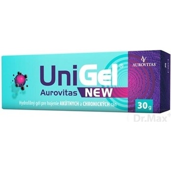 UniGel Aurovitas hydrofilný gél na hojenie rán 30 g