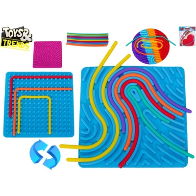 Mikro Fingerprint Maze bludisko 12,5 cm 3 druhy
