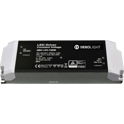 Deko-Light napájení BASIC, CV, Q8H-12-100W konstantní napětí 0-8300 mA IP20 12V DC 100,00 W 862165