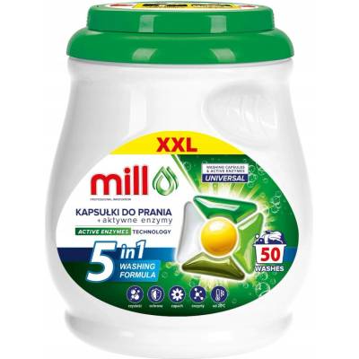 Mill kapsle na praní s Boosterem 5v1 Univerzální 50 PD