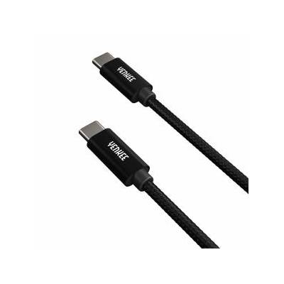 Кабел Yenkee USB Type-C към USB Type-C, 2 m, Черен, 2075100316