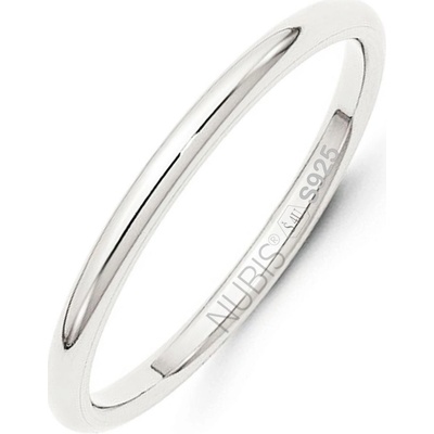 Nubis NB101 2 Stříbrný snubní prsten