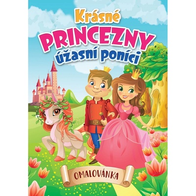 Maľovanky aktivityPrincezné princezné 4ks pastelky CZ SK verzie v sáčku 21x29cm