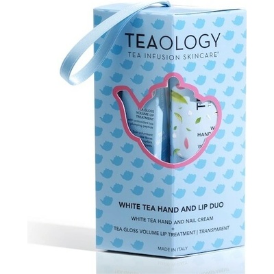 Teaology Pece Pece-o-oblicejHand and Lip Duo White Tea White Tea Hand And Nail Cream 75 ml + Tea Gloss Volume Lip Treatment 10 ml 1 Stk.