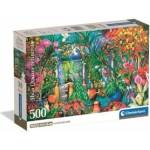 Clementoni -CLE puzzle 500 Compact The Greenh. Caretakers 35579