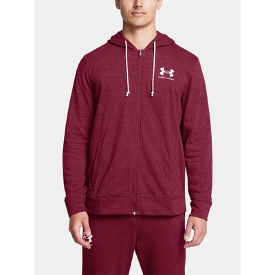 UNDER ARMOUR-UA Rival Terry LC FZ-red červená