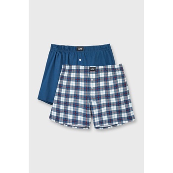 MEN-A 2PACK памучни шорти MEN-A Horatzius (2pATXmen_001_tre)