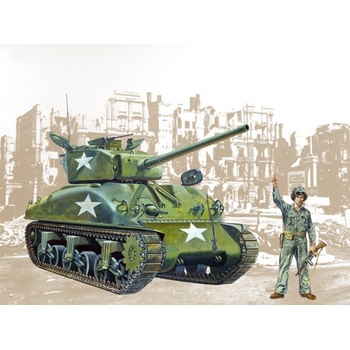 Italeri M4A1 Sherman Model Kit 0225 1:35