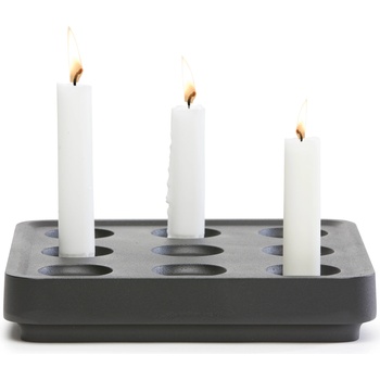 Born in Sweden Свещник Stumpastaken черен алуминий S (7340170-5)