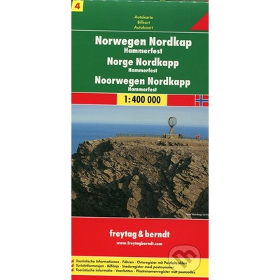 Freytag a Berndt Norsko 4 Nordkapp 1:400 000 automapa