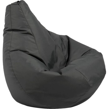 Pufrelax Пуф круша за деца 4-14 г. , 160л. , Nirvana Light, водоустойчив, Тъмно сив (PUF-G-NL-TEX-MGRE)
