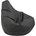 Pufrelax Пуф круша за деца 4-14 г. , 160л. , Nirvana Light, водоустойчив, Тъмно сив (PUF-G-NL-TEX-MGRE)
