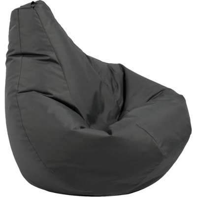 Pufrelax Пуф круша за деца 4-14 г. , 160л. , Nirvana Light, водоустойчив, Тъмно сив (PUF-G-NL-TEX-MGRE)