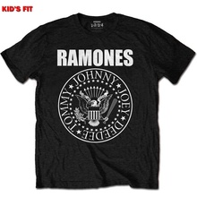 Tričko metal ROCK OFF Ramones Presidential Seal černá