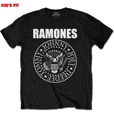 Tričko metal ROCK OFF Ramones Presidential Seal černá