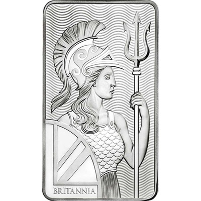 Royal Mint UK Strieborná tehla Britannia 100 oz