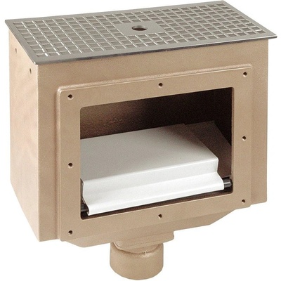 Hugo Lahme skimmer 160 mm, napojenie 2“ vnútorný závit, pre fóliové, prefabrikované a keramickí bazény