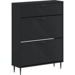 vidaXL Шкаф за обувки HAARLEM 78 x 24 x 103 см Инженерна дървесина (896876)