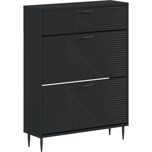 vidaXL Шкаф за обувки HAARLEM 78 x 24 x 103 см Инженерна дървесина (896876)
