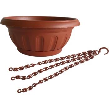 Image 1 of Висяща саксия +синджир средна ф26 (1715-1)