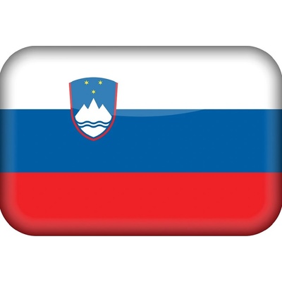 Amicar Samolepicí vlajka Slovinska 50x30 mm, 3D efekt – Zbozi.Blesk.cz