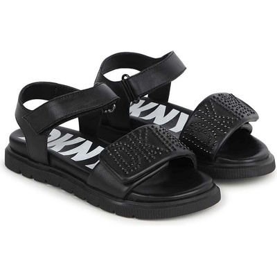 DKNY Детски сандали от кожа Dkny в черно (D60127.36.38)