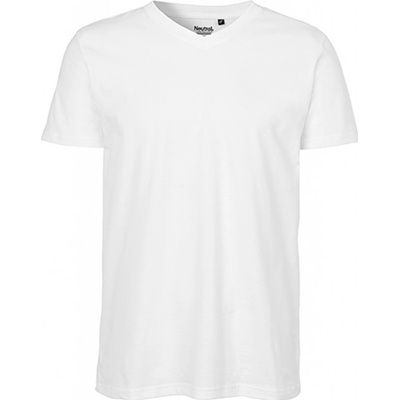 Pánské tričko V-Neck Neutral bílá