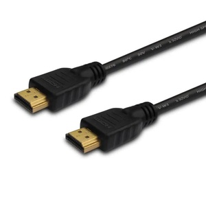 SAVIO CL-195 HDMI кабел 2 м, черен, позлатени конектори, v2.0 висока с (CL-195)