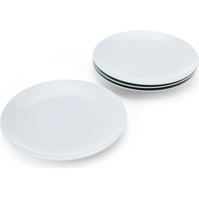 Mikasa Sada plytkých tanierov Mikasa Chalk 27 cm porcelán 4 ks