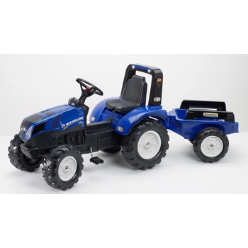 Falk FALK Šlapací traktor New Holland T8 s vlečkou FA-3090B