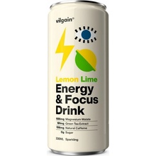 Vilgain Energy & Focus Drink Citrón a limetka 330 ml
