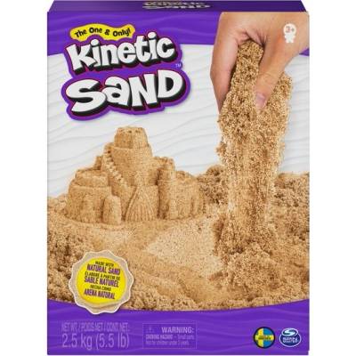 Spin Master Kinetic Sand tekutý písek hnědá 5 kg – Zbozi.Blesk.cz