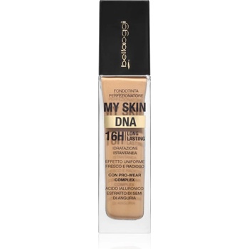 bellaoggi My Skin DNA хидратиращ фон дьо тен за перфектна кожа цвят Golden Sand 34ml