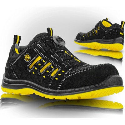 VM Footwear MEMPHIS S1 ESD sandál Čierna-Žltá