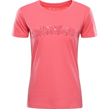 ALPINE PRO Дамска тениска от органичен памук ALPINE PRO TERMESA 3 calypso coral вариант pa ALPINE PRO | Cherven | ЖЕНИ | XS