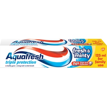 Aquafresh Triple Protection Паста за зъби Fresh & Minty, синя, 125 ml