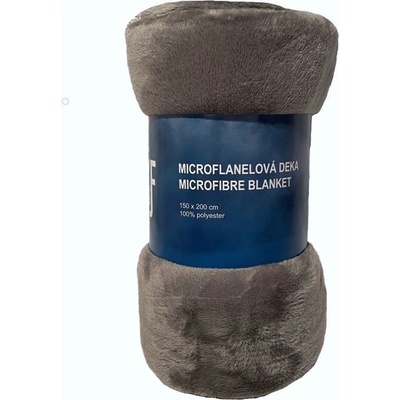 JERRY FABRICS Plyšová deka super soft Šedá – Sleviste.cz