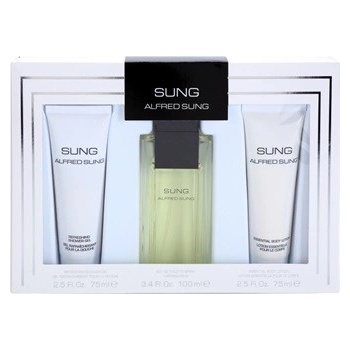 AlfRed sung EDT 100 ml + sprchový gel 75 ml + tělové mléko 75 ml dárková sada