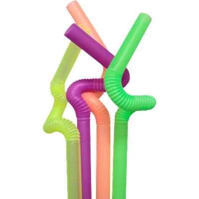 Horecano BARWARE-Сламки PVC ф1х26cm 50бр. ЦВЕТНИ (HC-931004) (01931004)