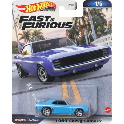 Mattel Hot Wheels Premium Fast and Furious 1969 Chevy Camaro